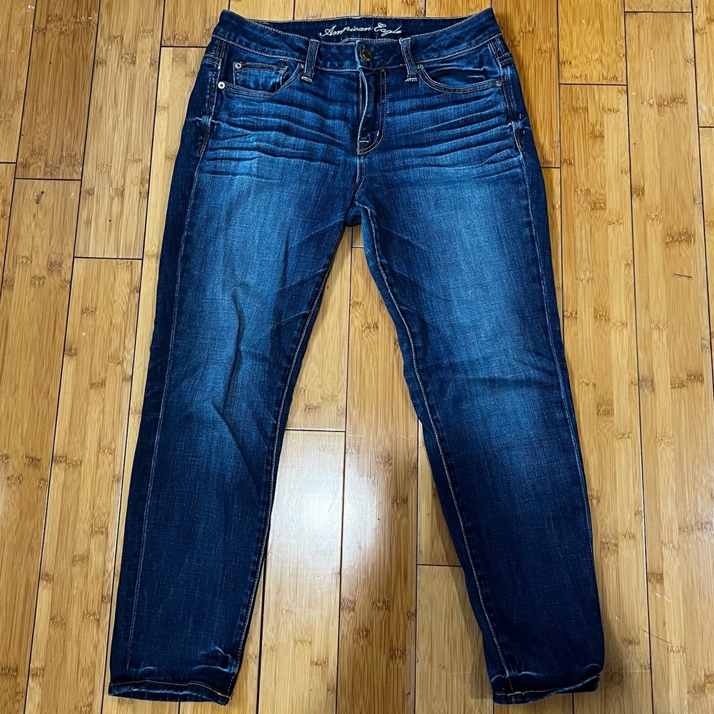 American Eagle Slouchy Cropped Jeans